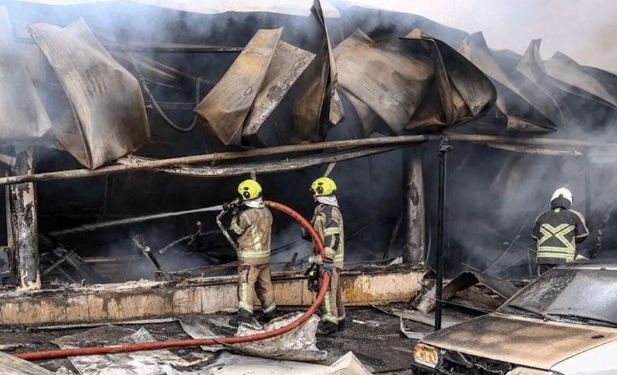 آتش‌سوزی کافه دانتیسم